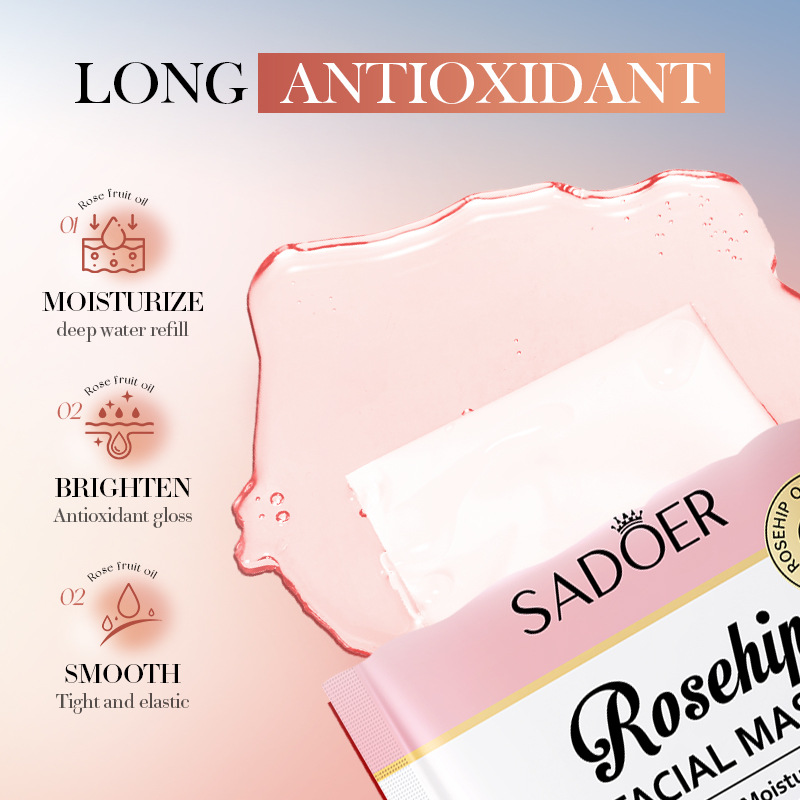 Rosehip oil anti-oxidant moisturizing hydrating luxurious mask skin care experience
