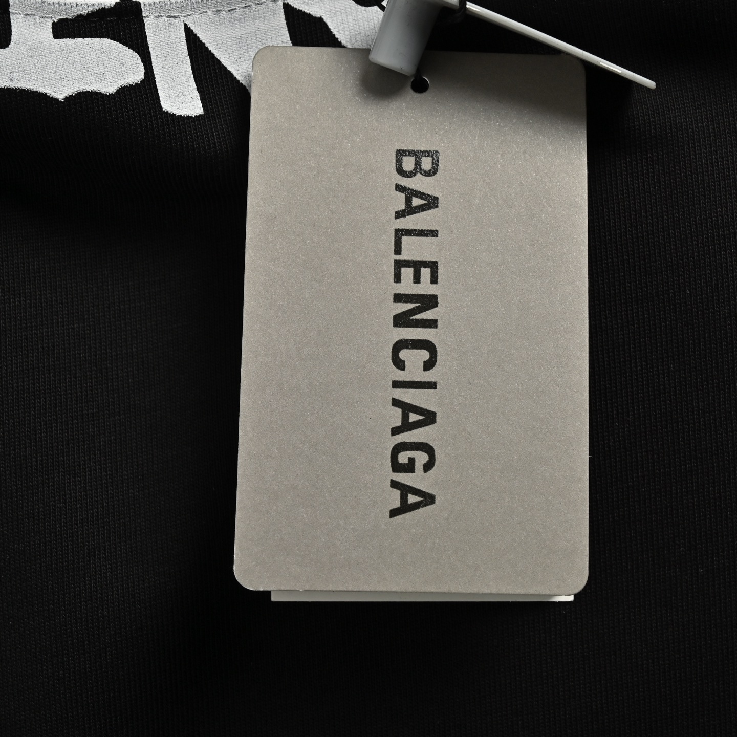 Balenciaga Neckline Letter Print Short Sleeve