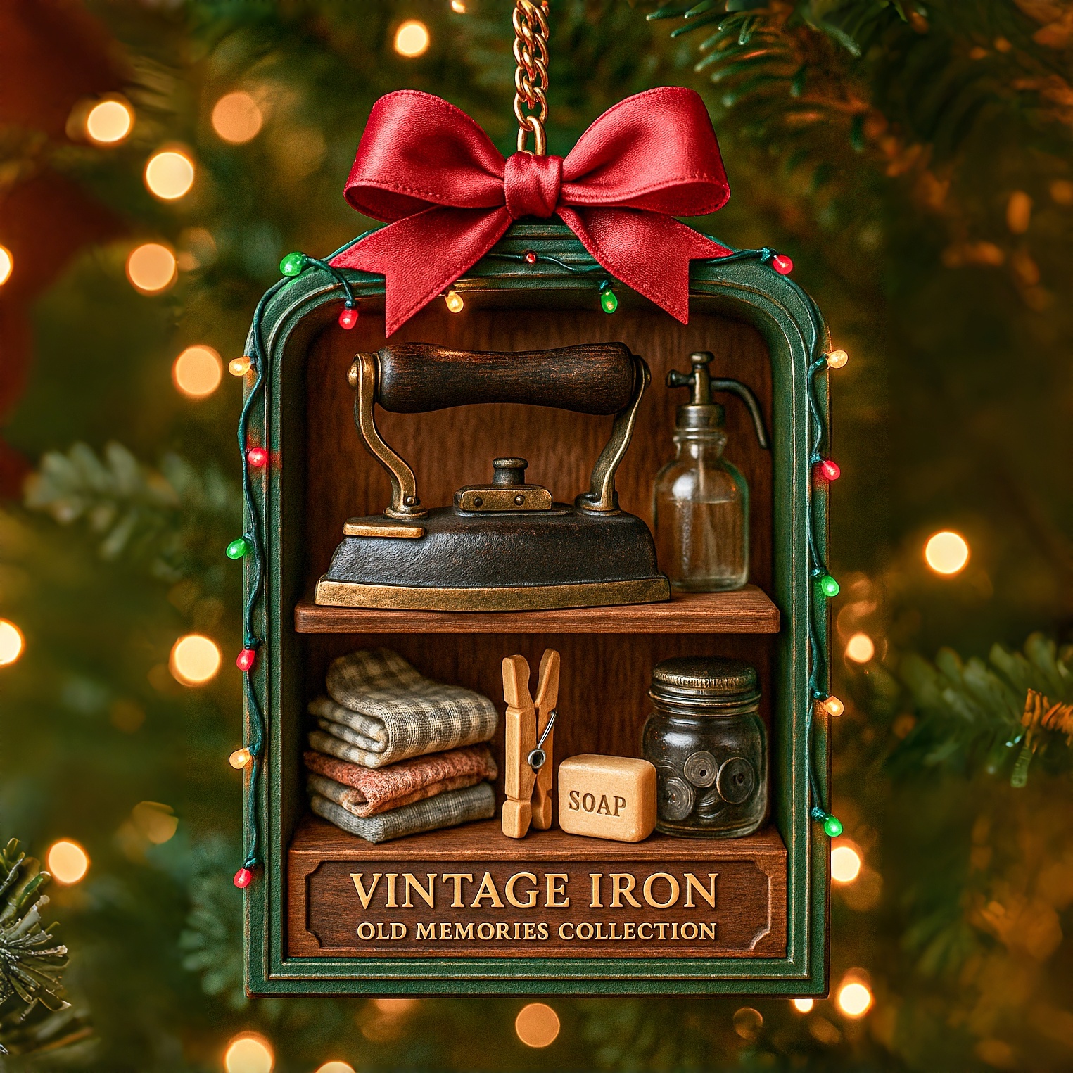 Old Memories Collection Vintage Ornament Set