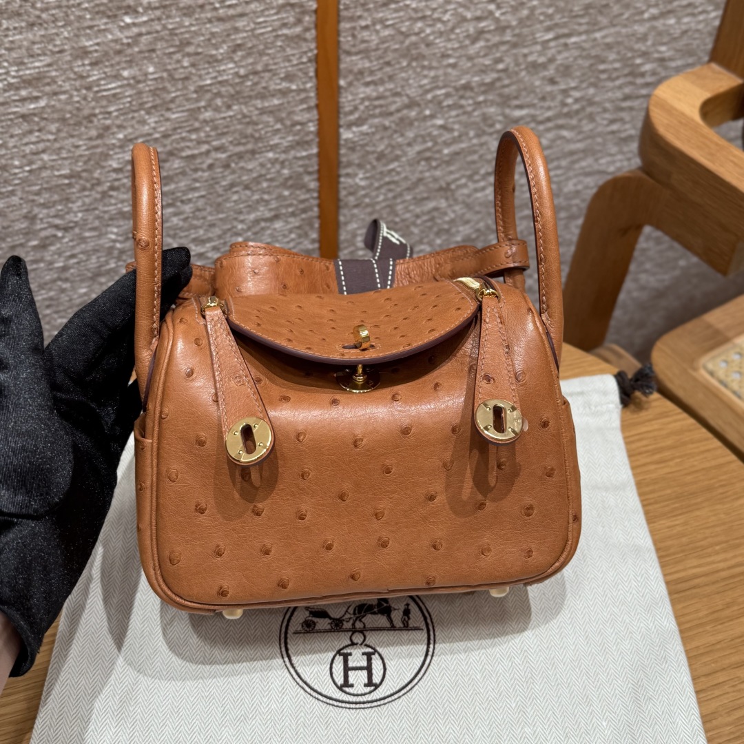 Hermès Mini Lindy 37gold Handbag (Handmade to Order)