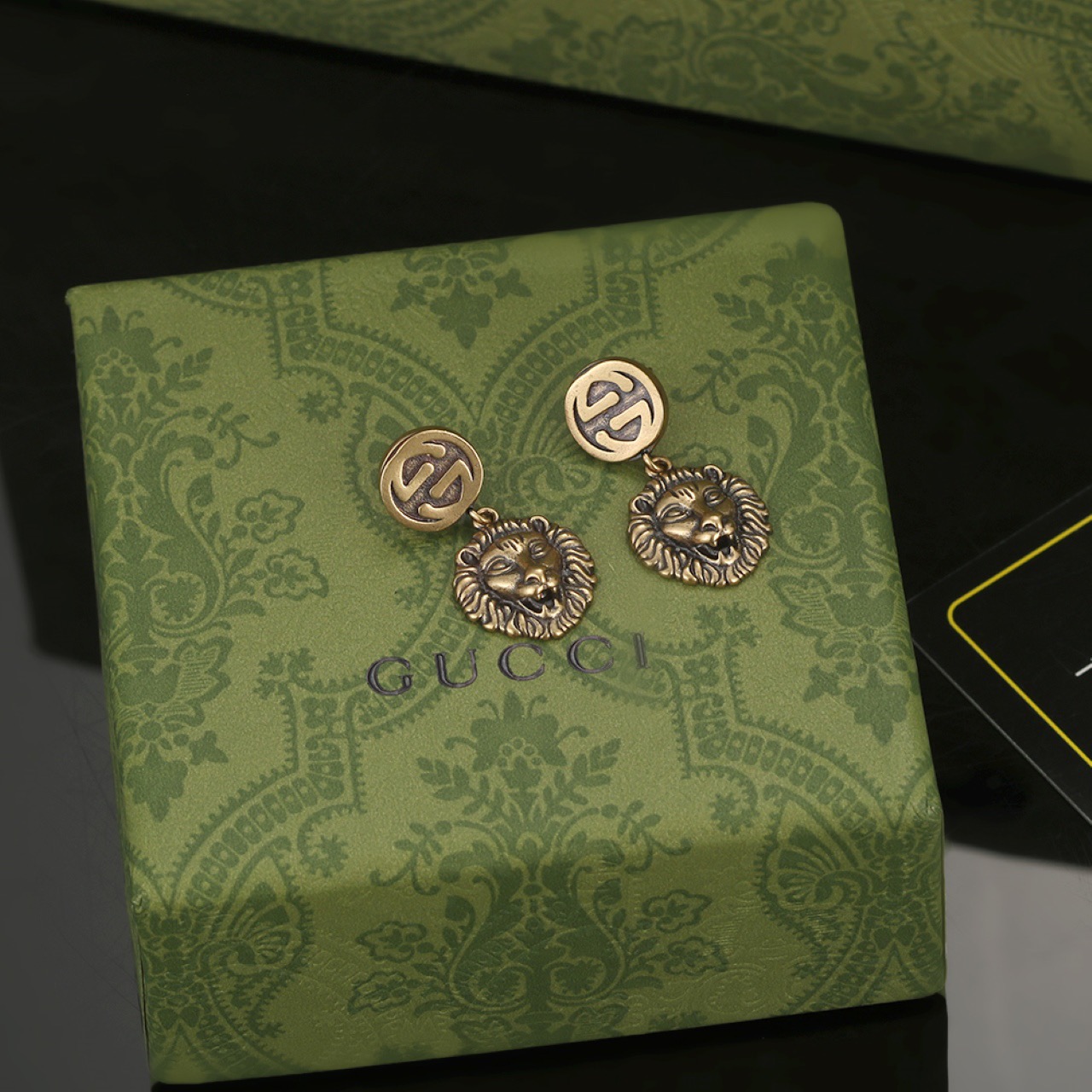 GUCCi Lion Earrings