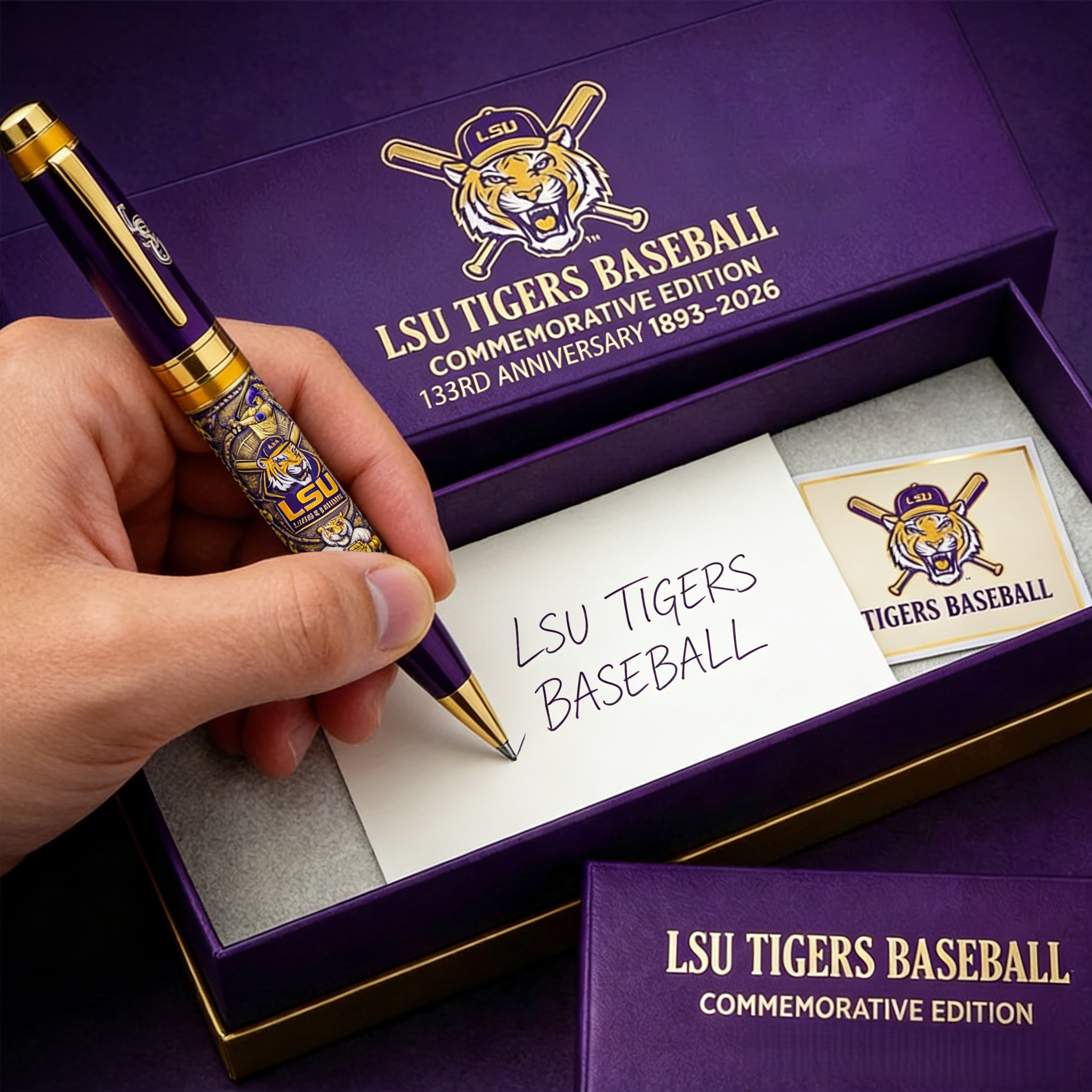 LSU Tigers Baseball Commemorative Pen - 133rd Anniversary Edition