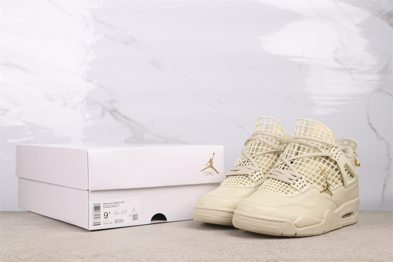 Air Jordan 4 NET basketball shoes Rattan FN7251-200