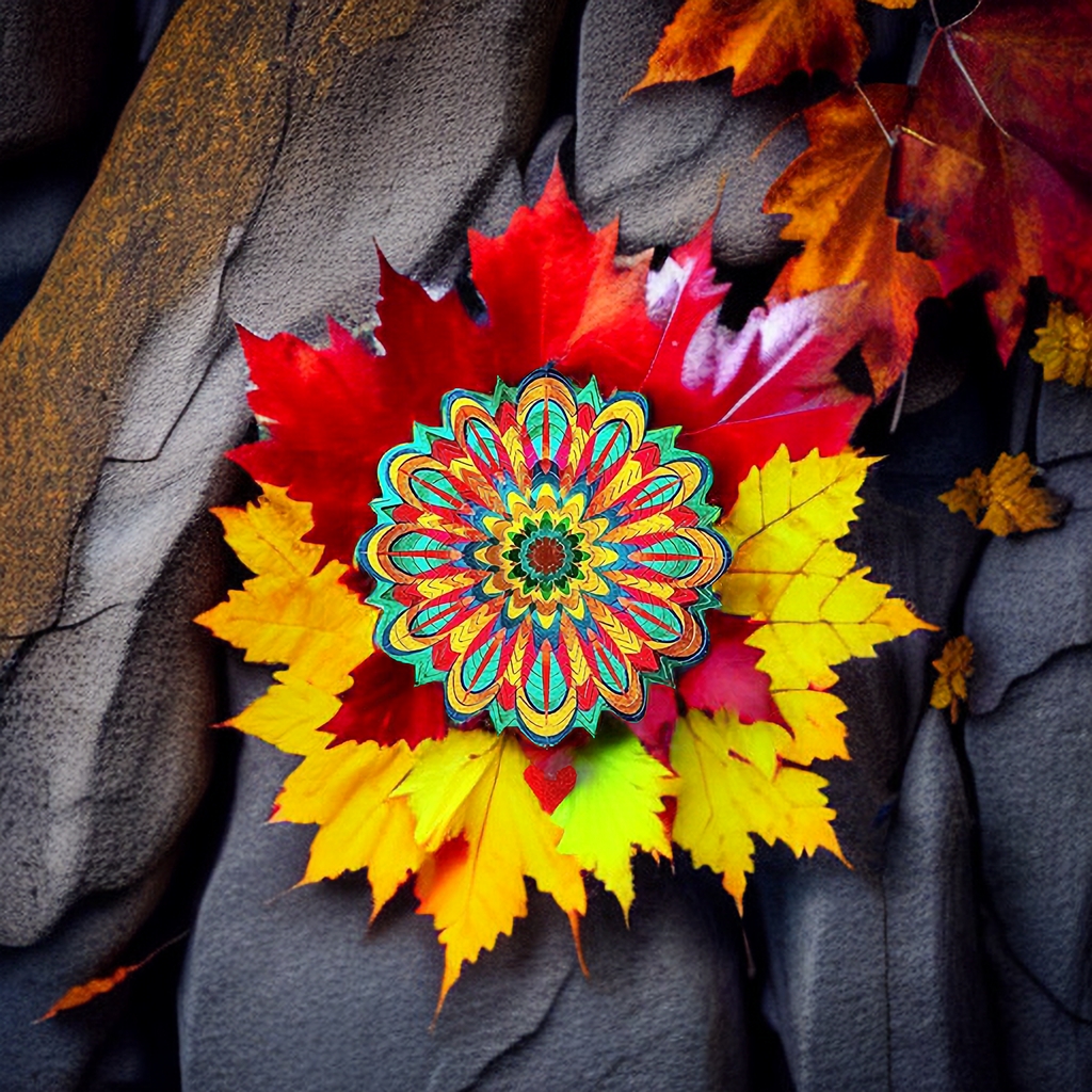 (🔥Hot Sale Now-SAVE 60% OFF)-Wind Spinner Mandala Flame
