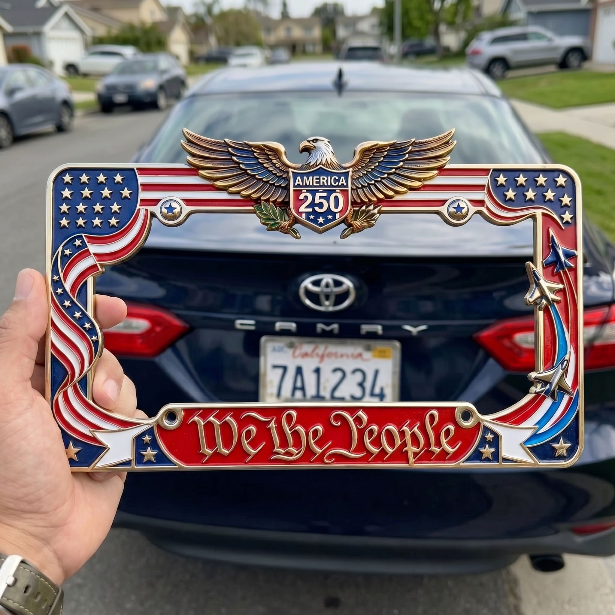 USA 250th Anniversary License Plate Frame