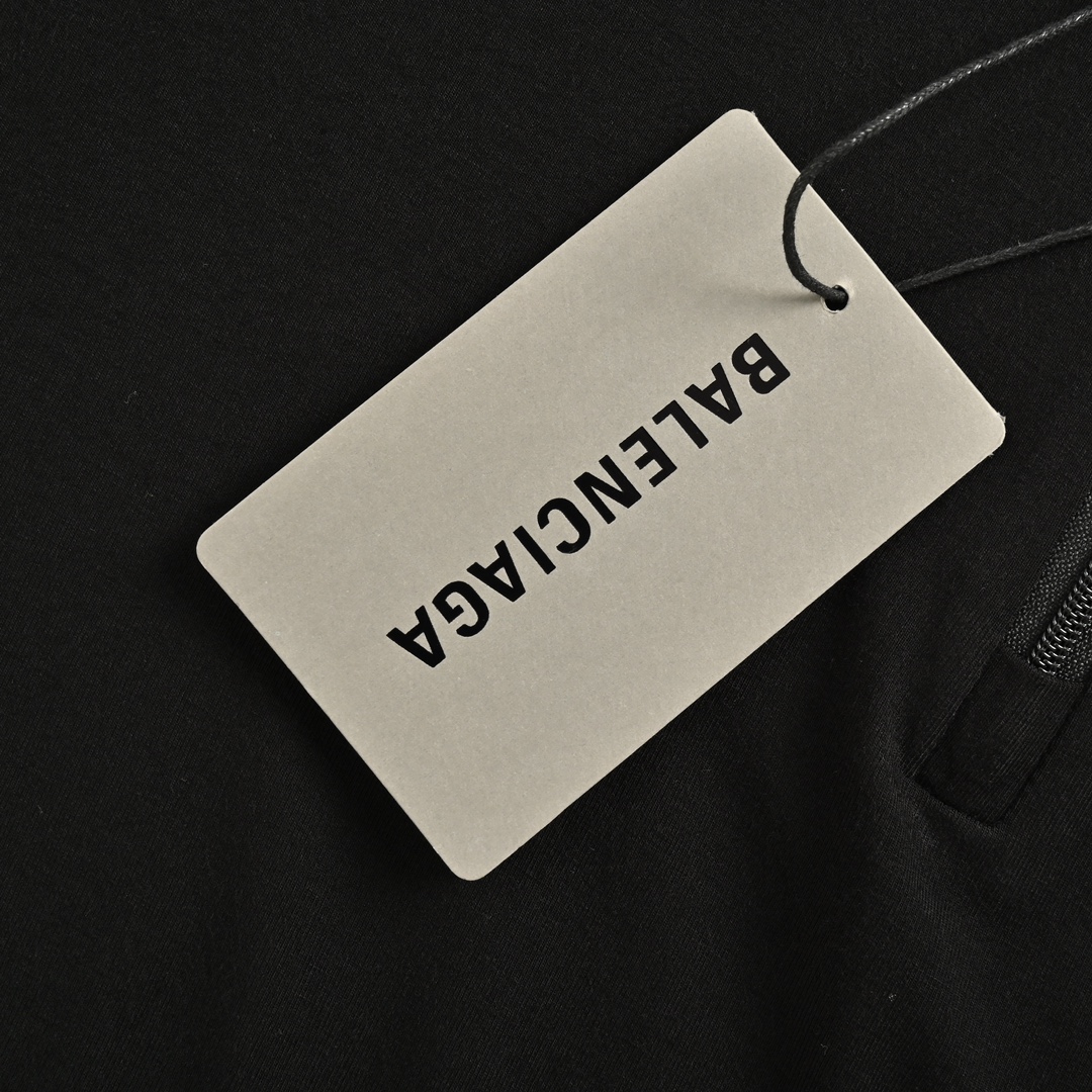 Balenciaga 24Fw half-zip bottoming shirt