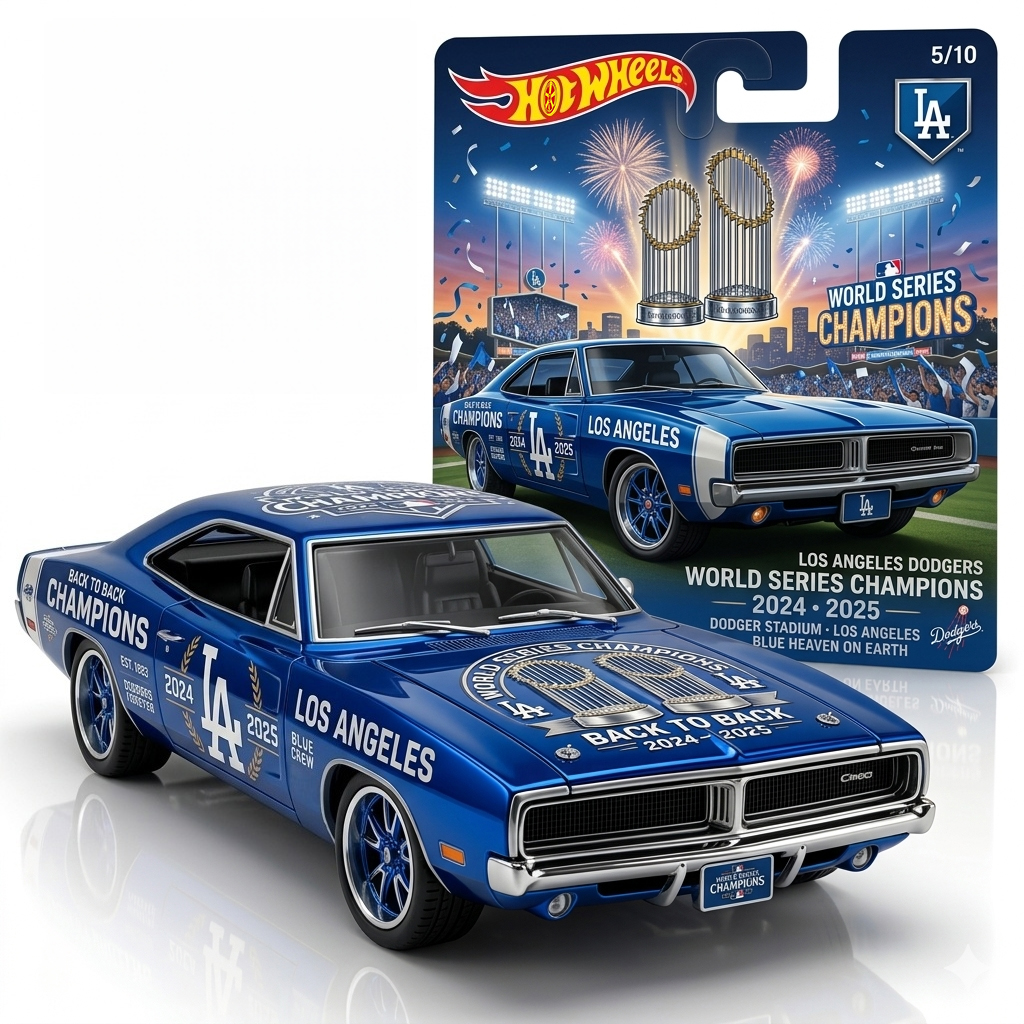Los Angeles Dodgers 2024–2025 World Series Champions Collector’s Car