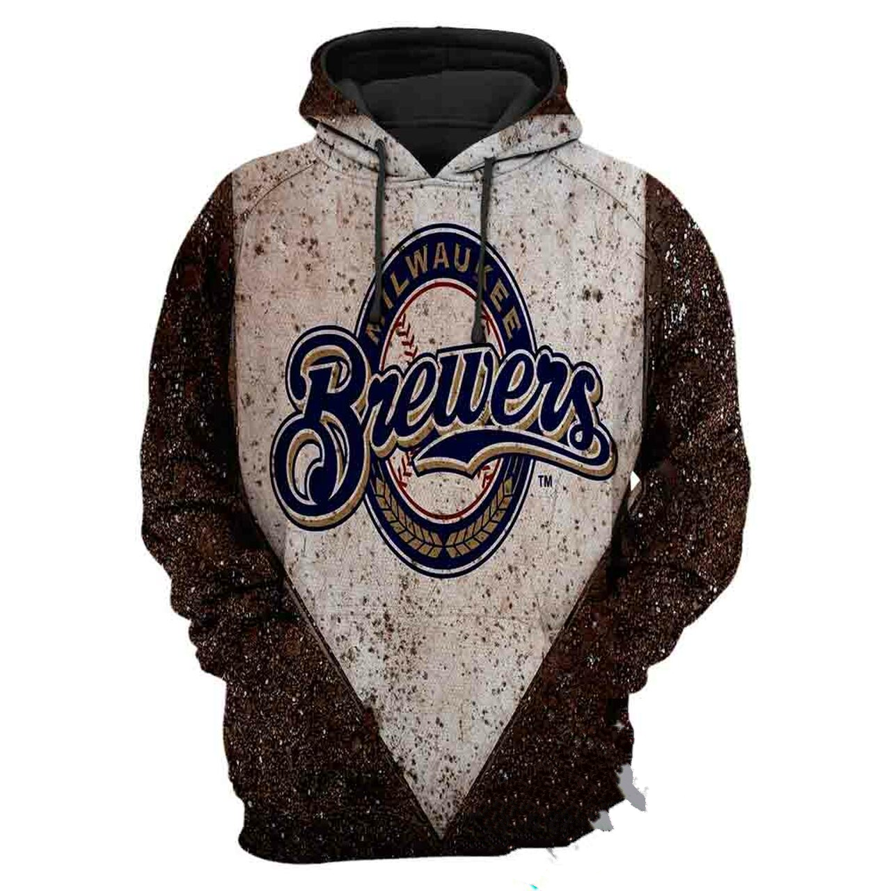 MILWAUKEE BREWERS 3D CASUAL HOODIE 101