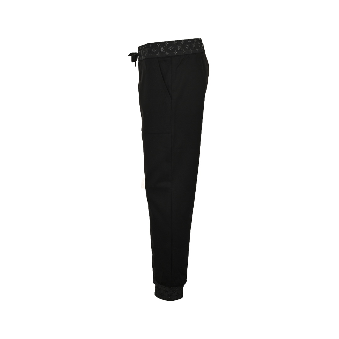 Louis Vuitton catwalk trousers with embroidered logo