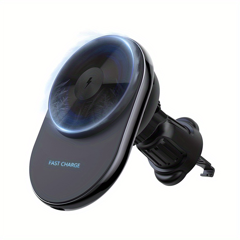 Semiconductor Cooling Version For Magsafe Wireless Car Charger IPhone 14 13 12 Magnetic Holder 15W Max Fast Charging Mount Charger Air Vent Stand