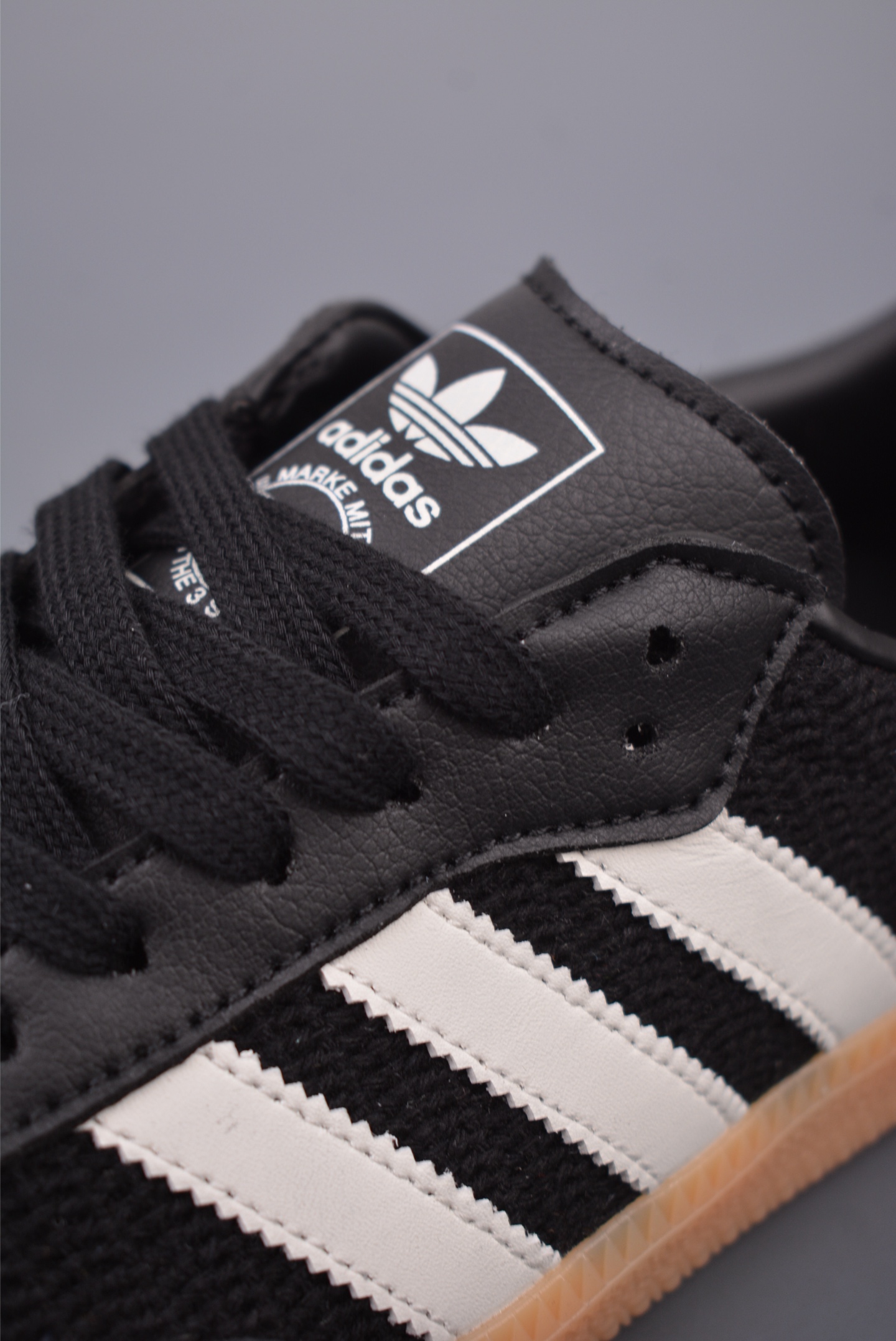 Adidas Originals Samba OG sneakers Woven Black Beige JQ5141