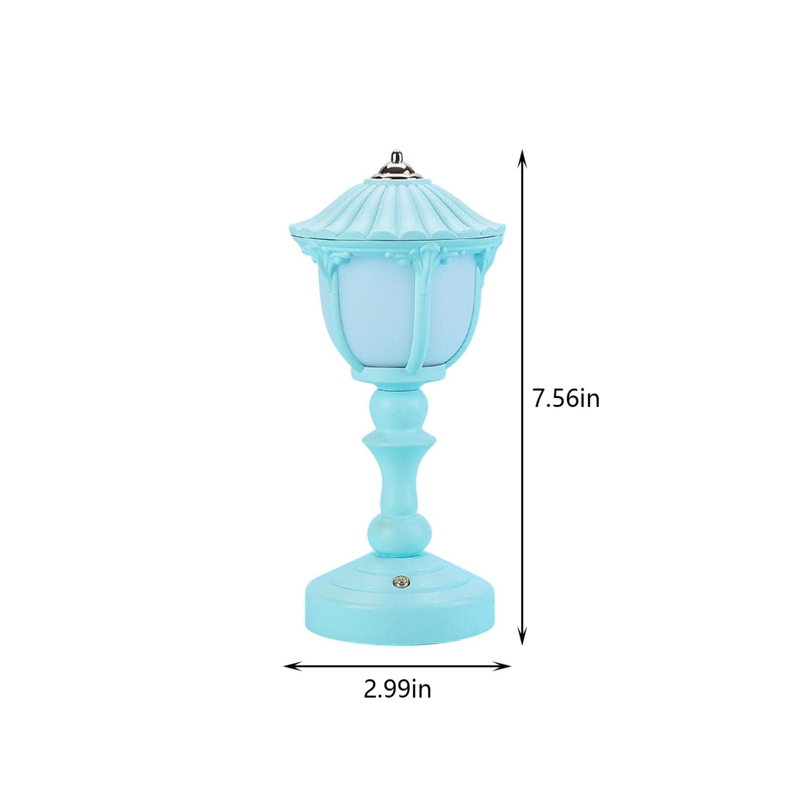 Retro Desk Night Light USB Charging Flicker Free Non-Glaring Illumination 3 Modes Table Lamp