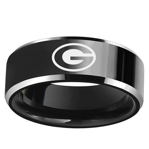LIMITED EDITION GREEN BAY PACKERS TITANIUM STEEL RING