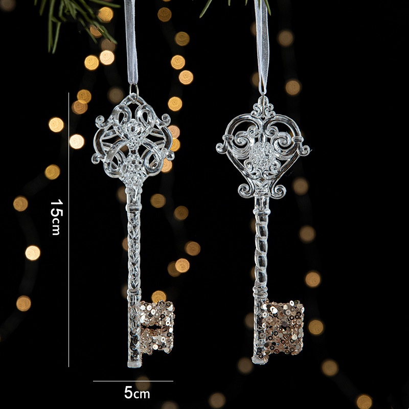 🎅2024 Christmas Promos🔥Christmas decorations sequins acrylic transparent pendant