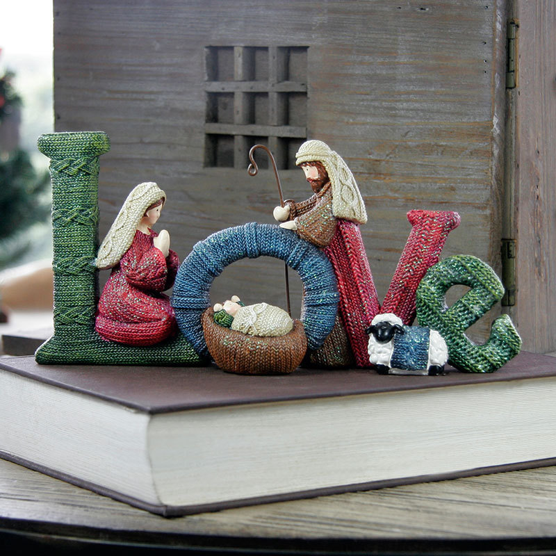 Love Nativity Statue-11.81inch