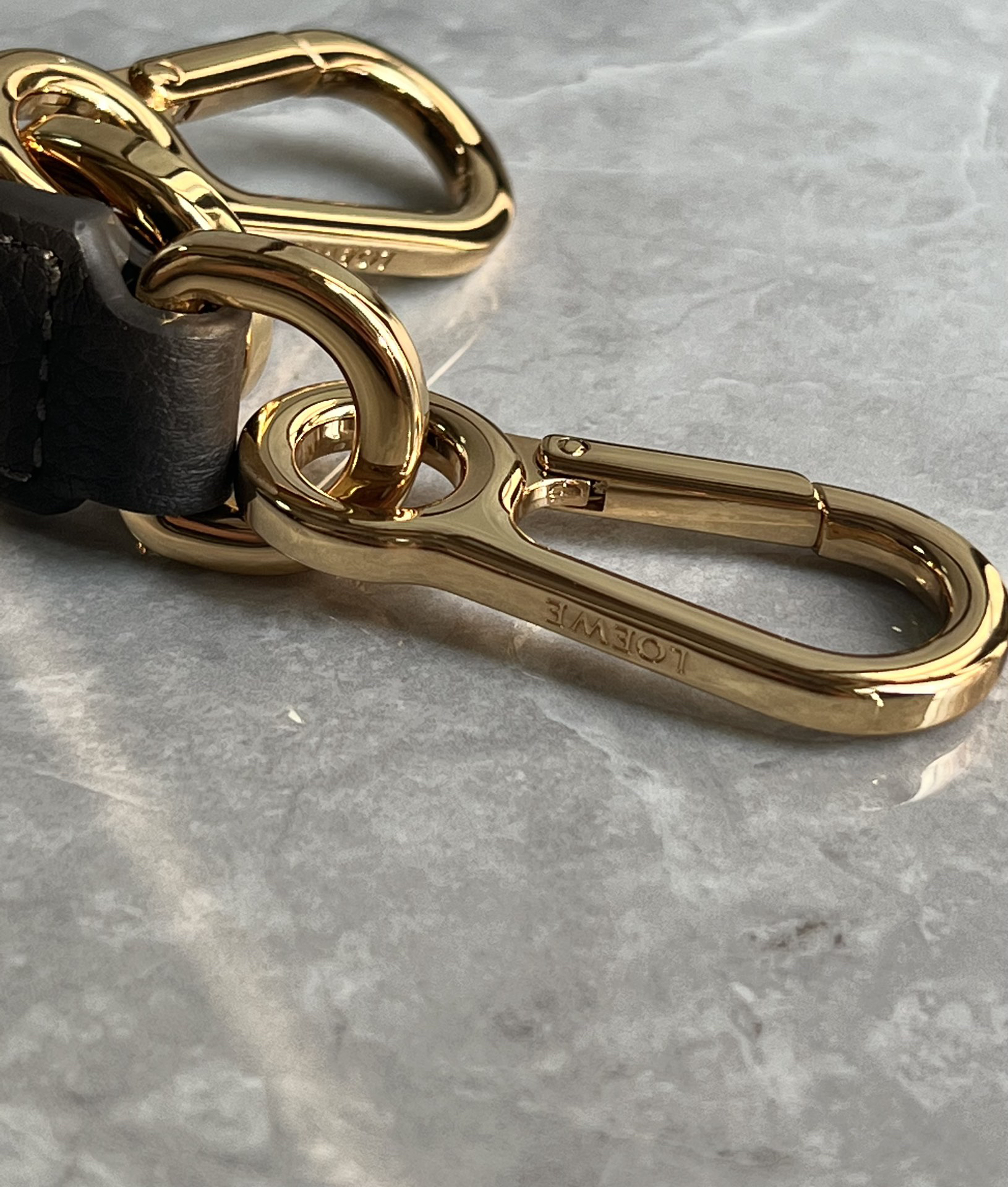 Loewe suede colorblocked zzle bag 0681