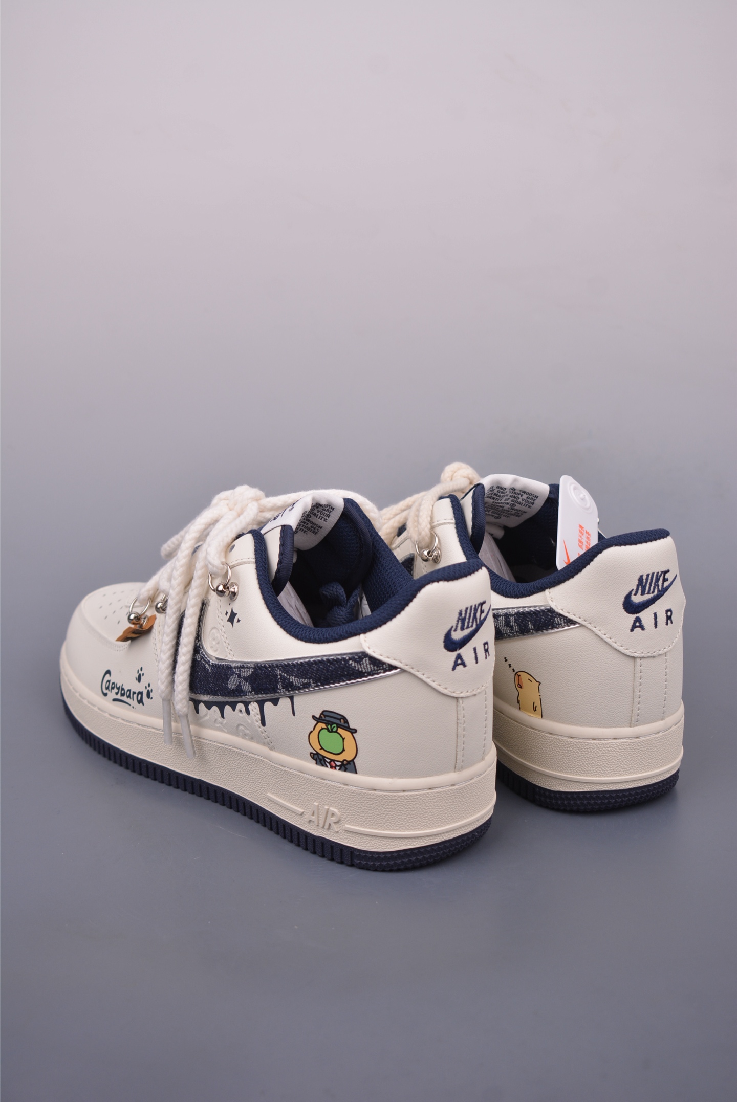 LV x Nike Air Force 1 07 Low Sneakers Deconstructed Thick Rope Capybara LV0506-110