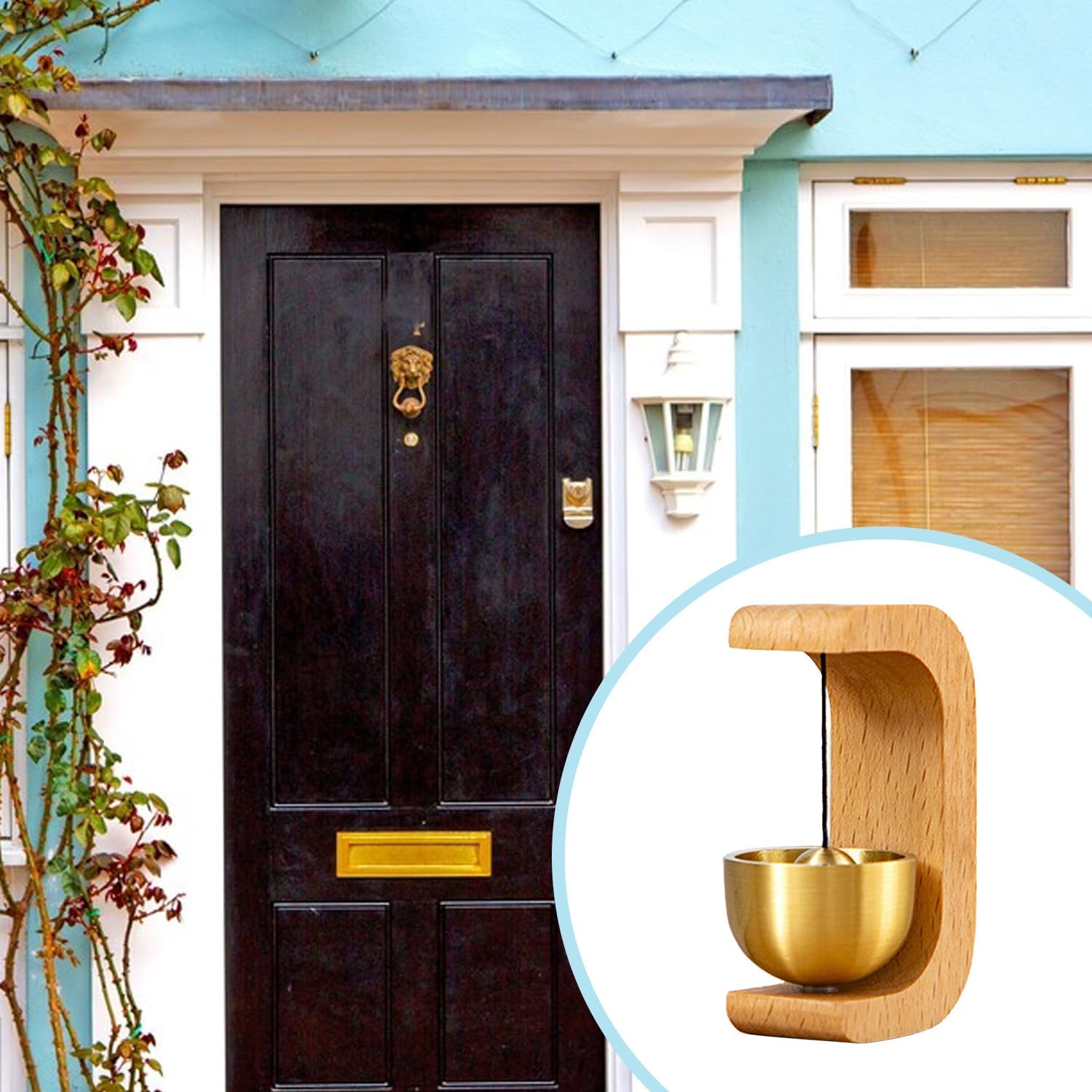 🎄CHRISTMAS ON SALE🔥Aesthetic Wooden Magnetic Brass Wind Chime Doorbell - Buy 2 Get Free Shipping