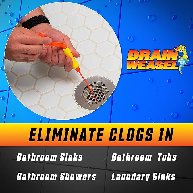 Drain Weasel Hair Clog Remover Tool