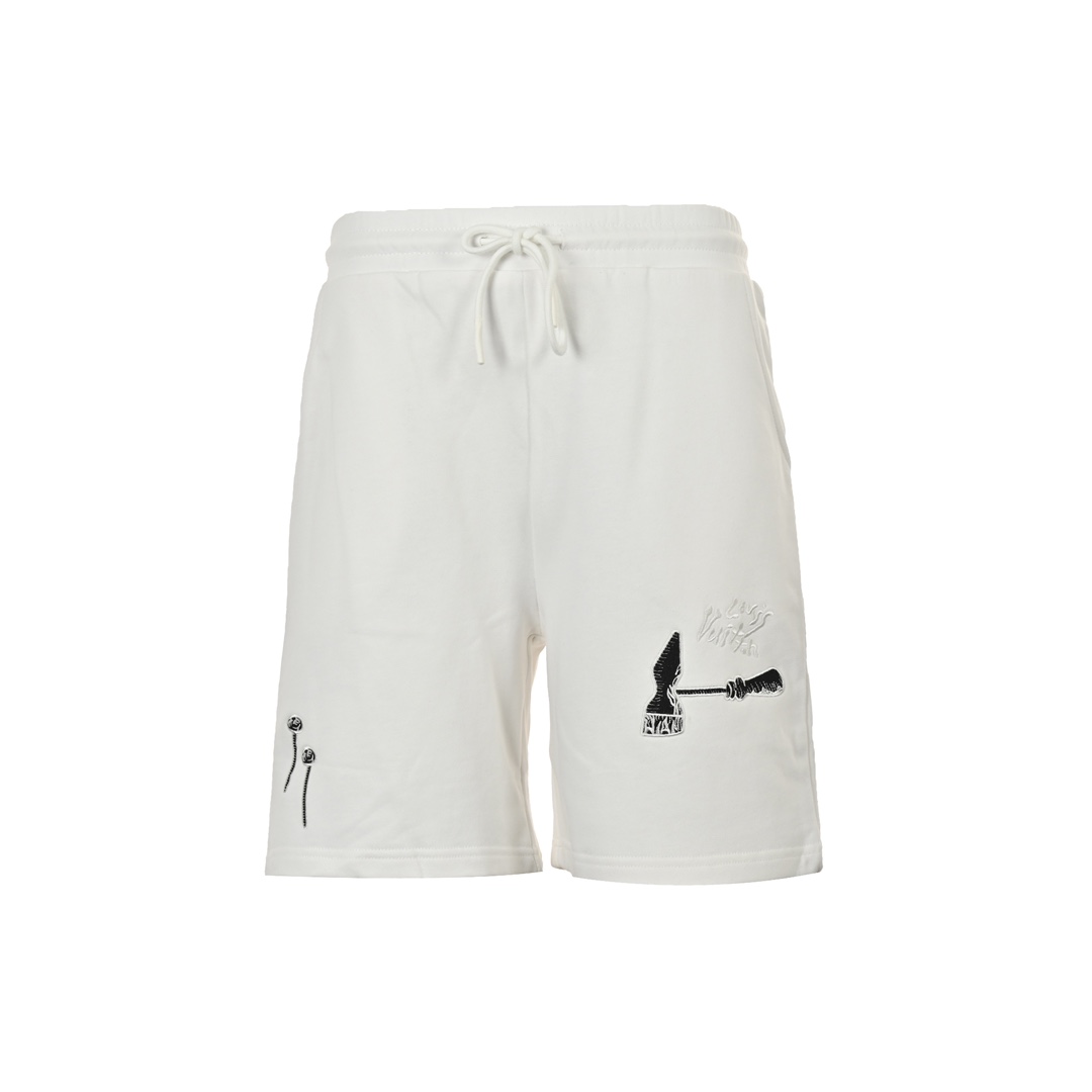 Louis Vuitton 24ss embroidered hammer tool shorts