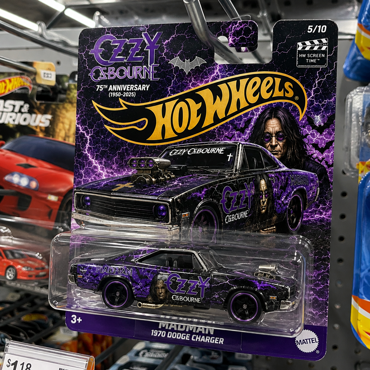 Hot Wheels Ozzy Osbourne 75th Anniversary Madman