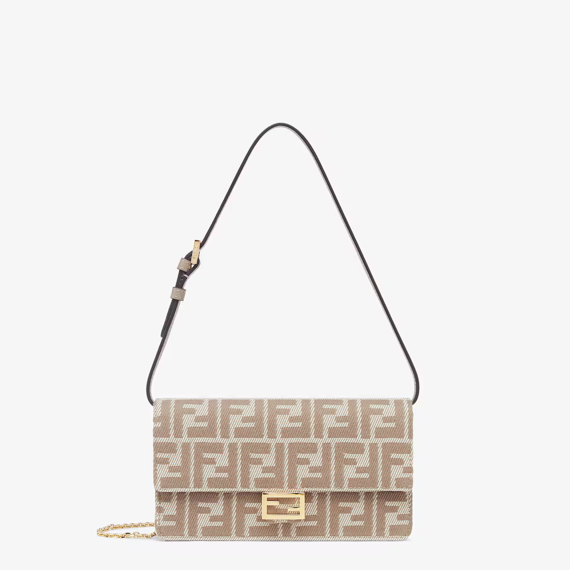 Fendi Chain Wallet Baguette Handbag 8M0498AUNJF1SNP