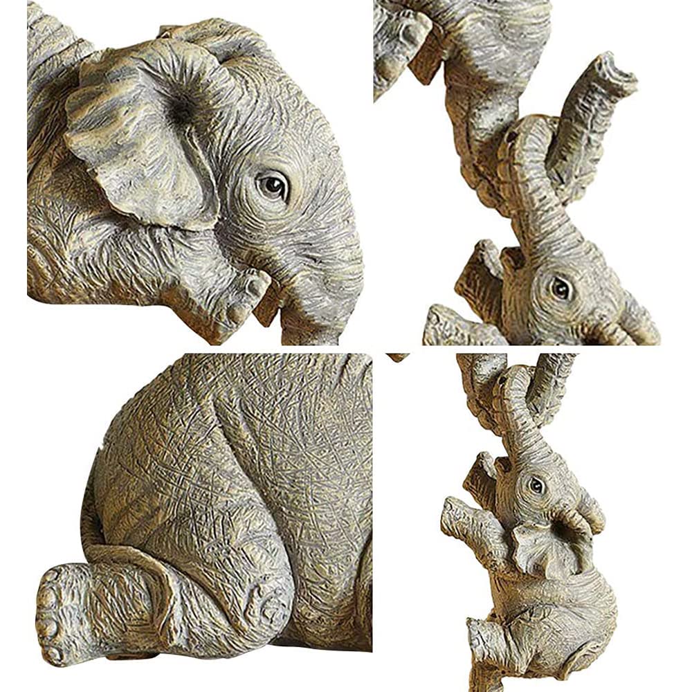 🔥Mother's Day Early Sale-[SAVE 50% OFF]Elephant Sitter Hand-Painted Figurines(Set of 3)-BUY 2 GET 1 FREE & FREE SHIPPING