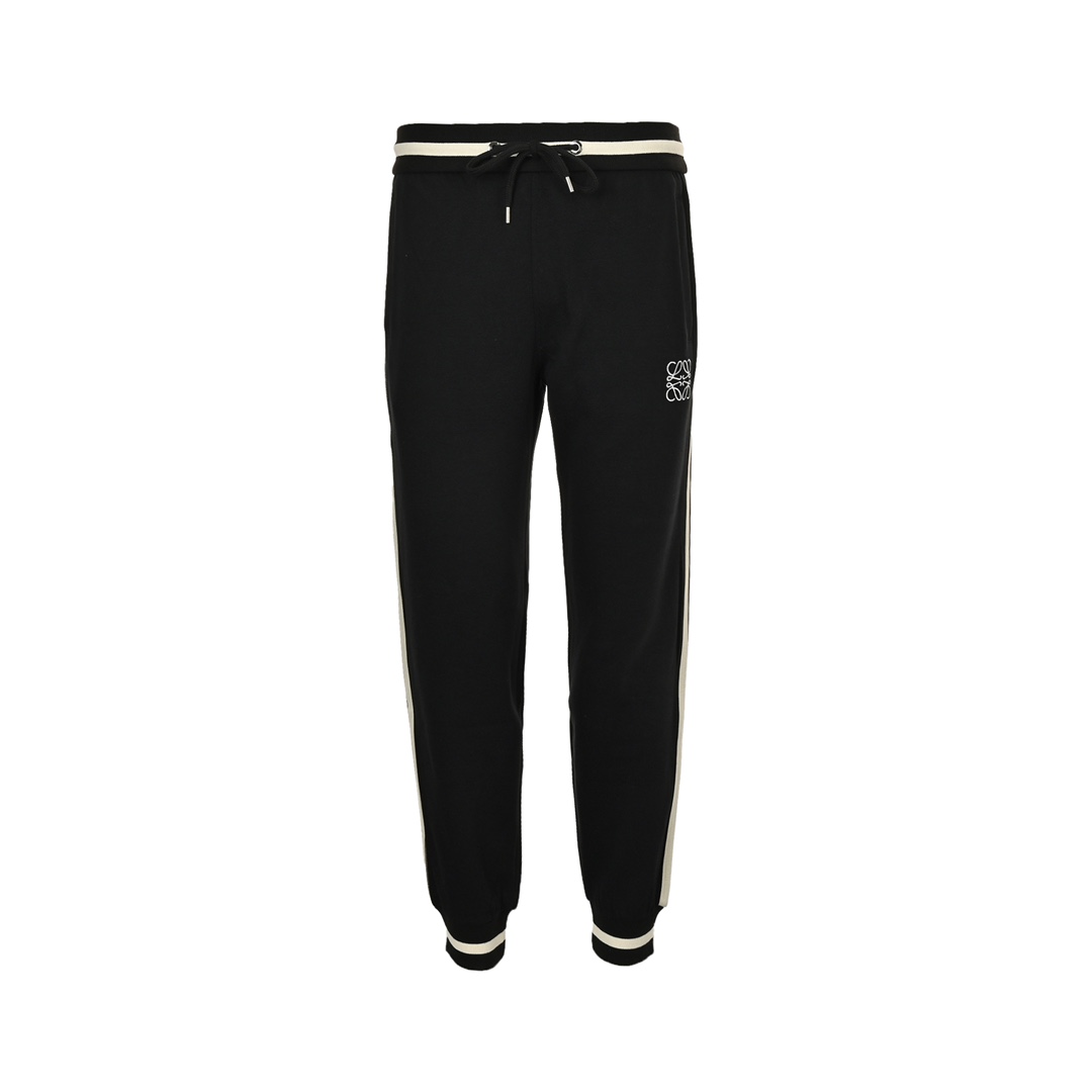 Loewe 24Fw colorblock web embroidery suit trousers