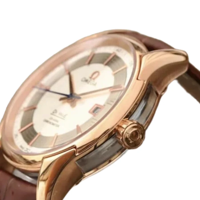 Omega De Ville Rose Gold Case 431.63.41.21.02.001 Swiss Super Clone
