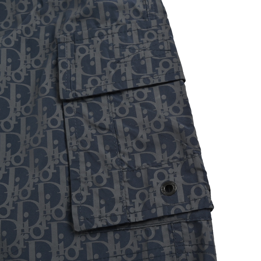 Dior 24ss all over printed monogram shorts