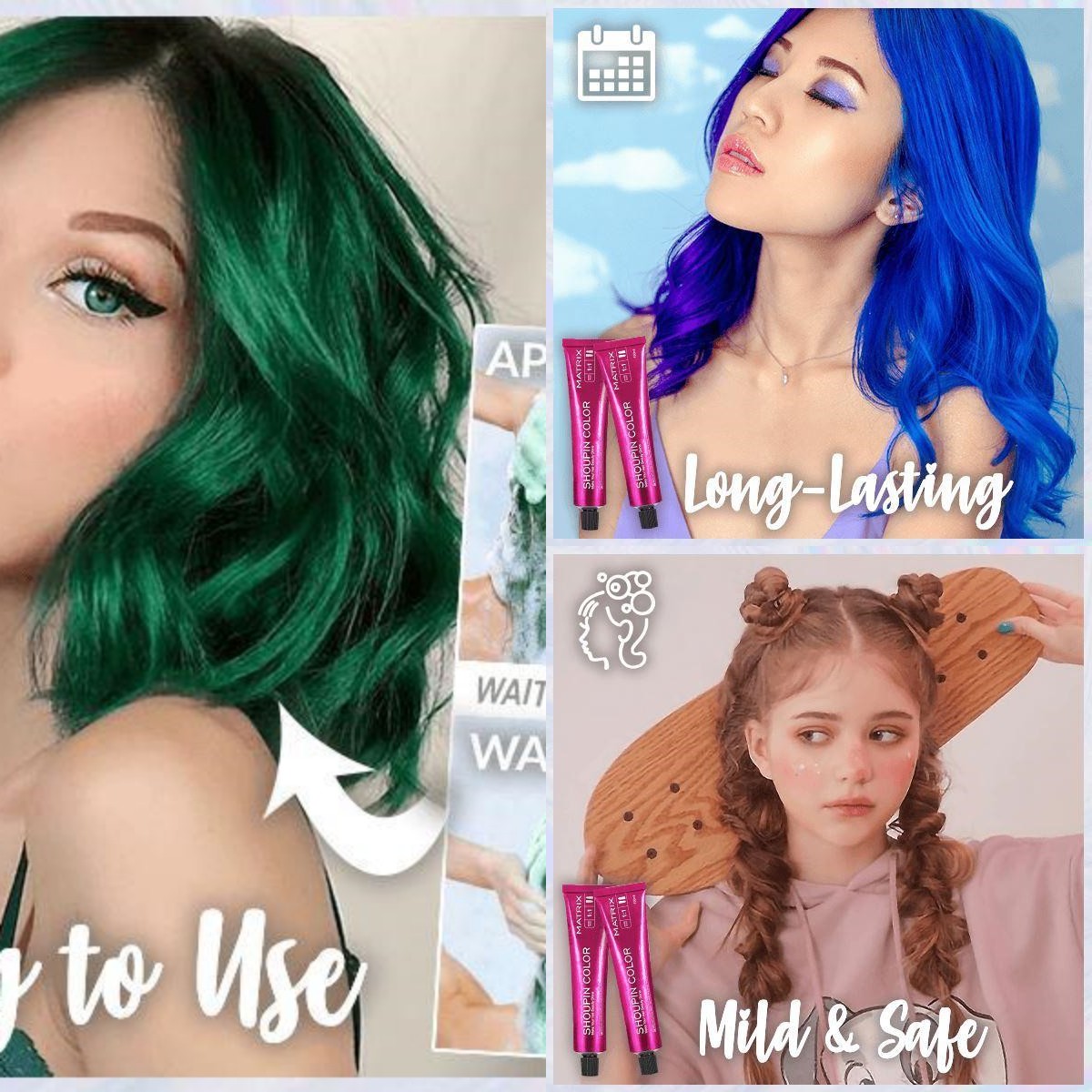 🔥Early Christmas Sale-50% OFF🔥No Bleaching Hair Nourishing Coloring Hair Dye(2pcs/set)-BUY 2 SETS FREE SHIPPING
