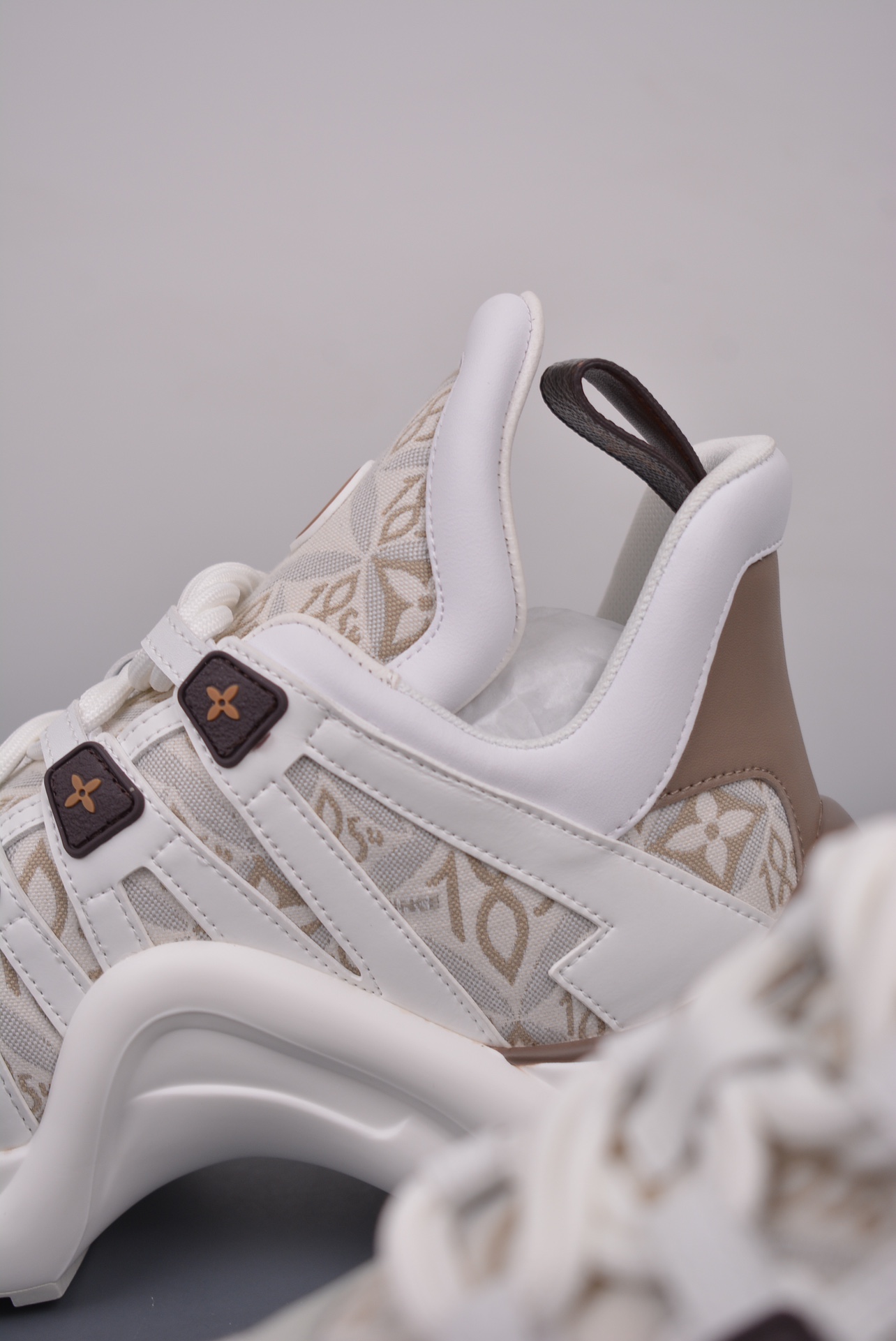 Louis Vuitton Archlight Sneakers Gray White Brown