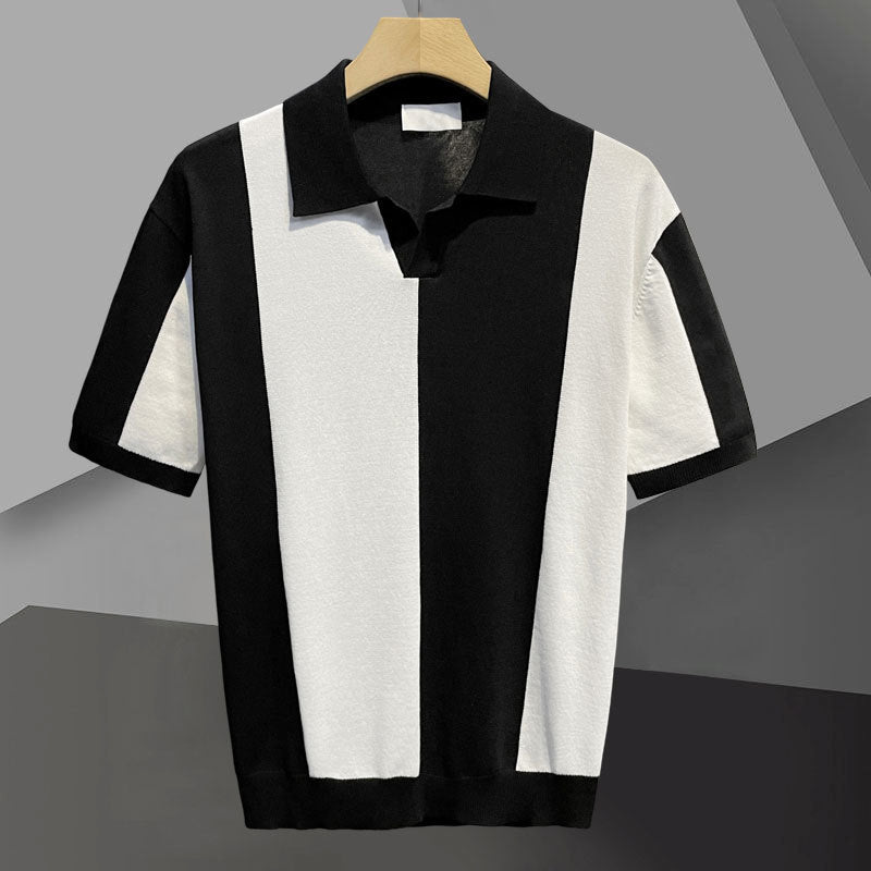 Men's Knitted Polo Shirt