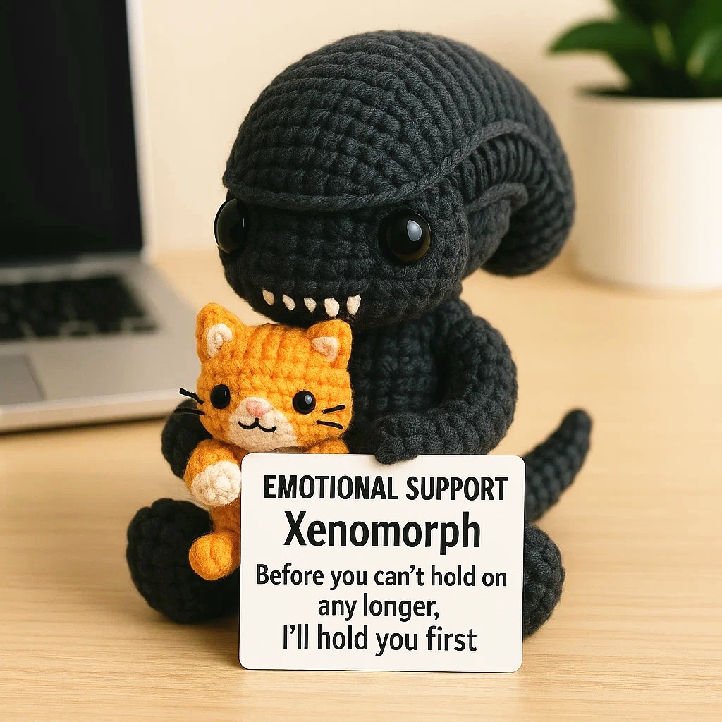 Xenomorph Crocheted Emotional Support Dolls