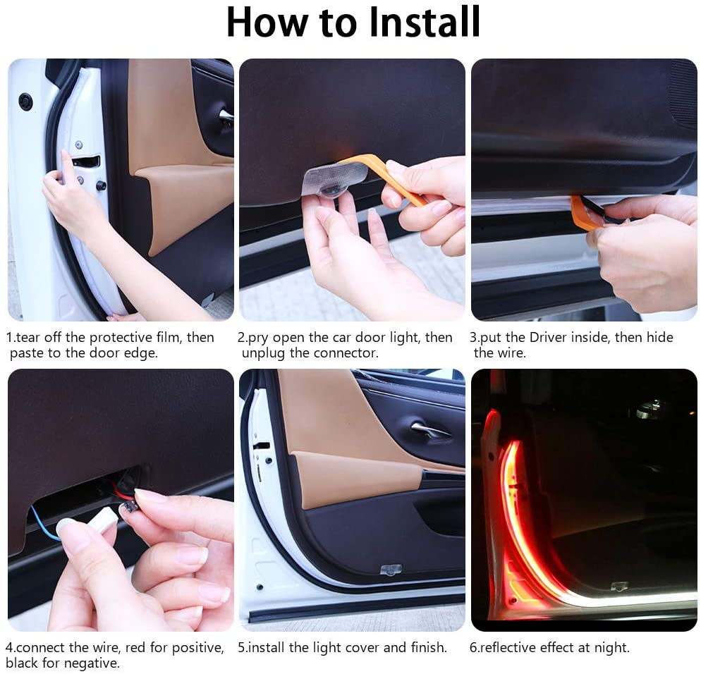 2024 New  LED Car Signal Light - 2 In 1 Car Door Warning Light And Welcome Light