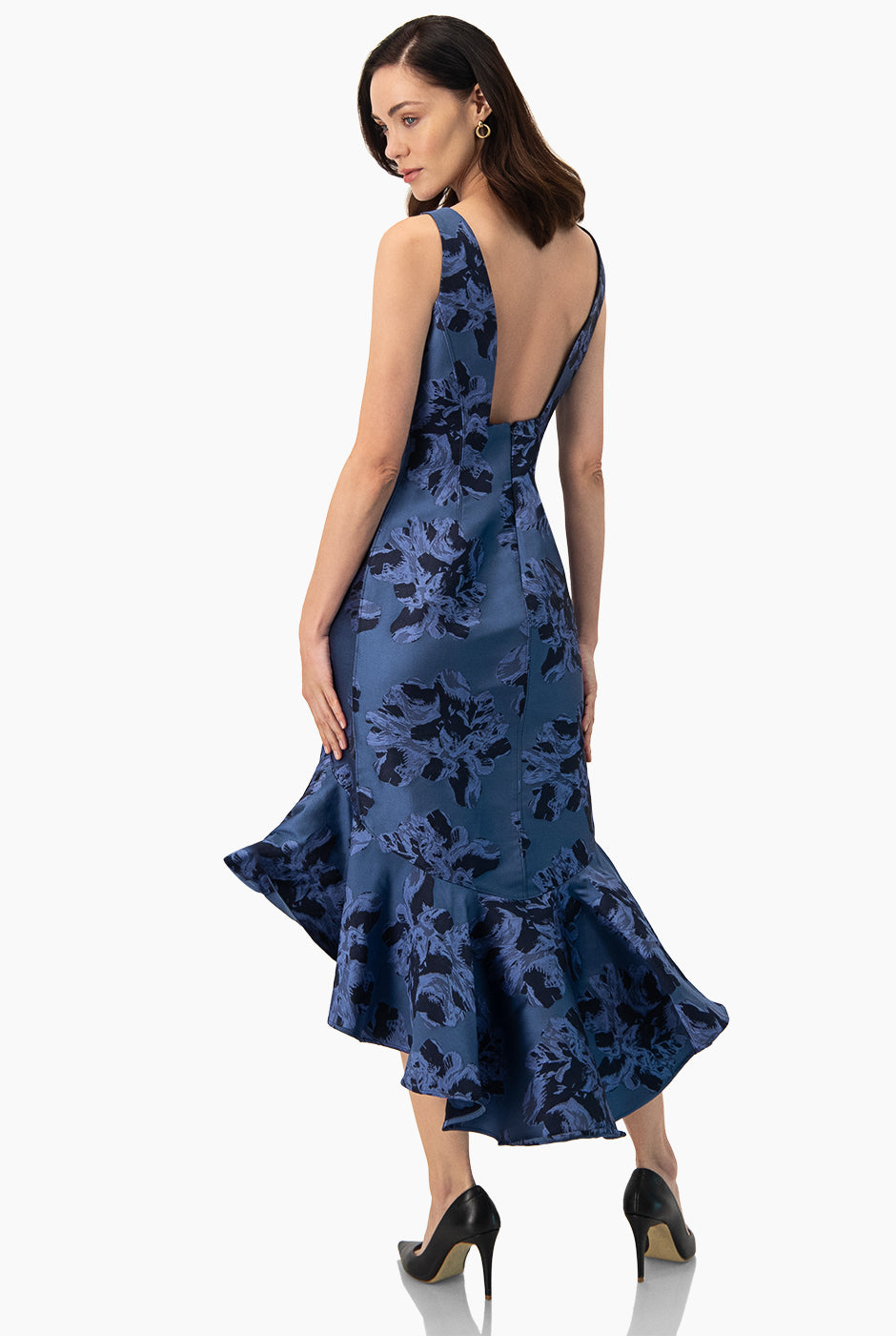 Vestido midi sin mangas
