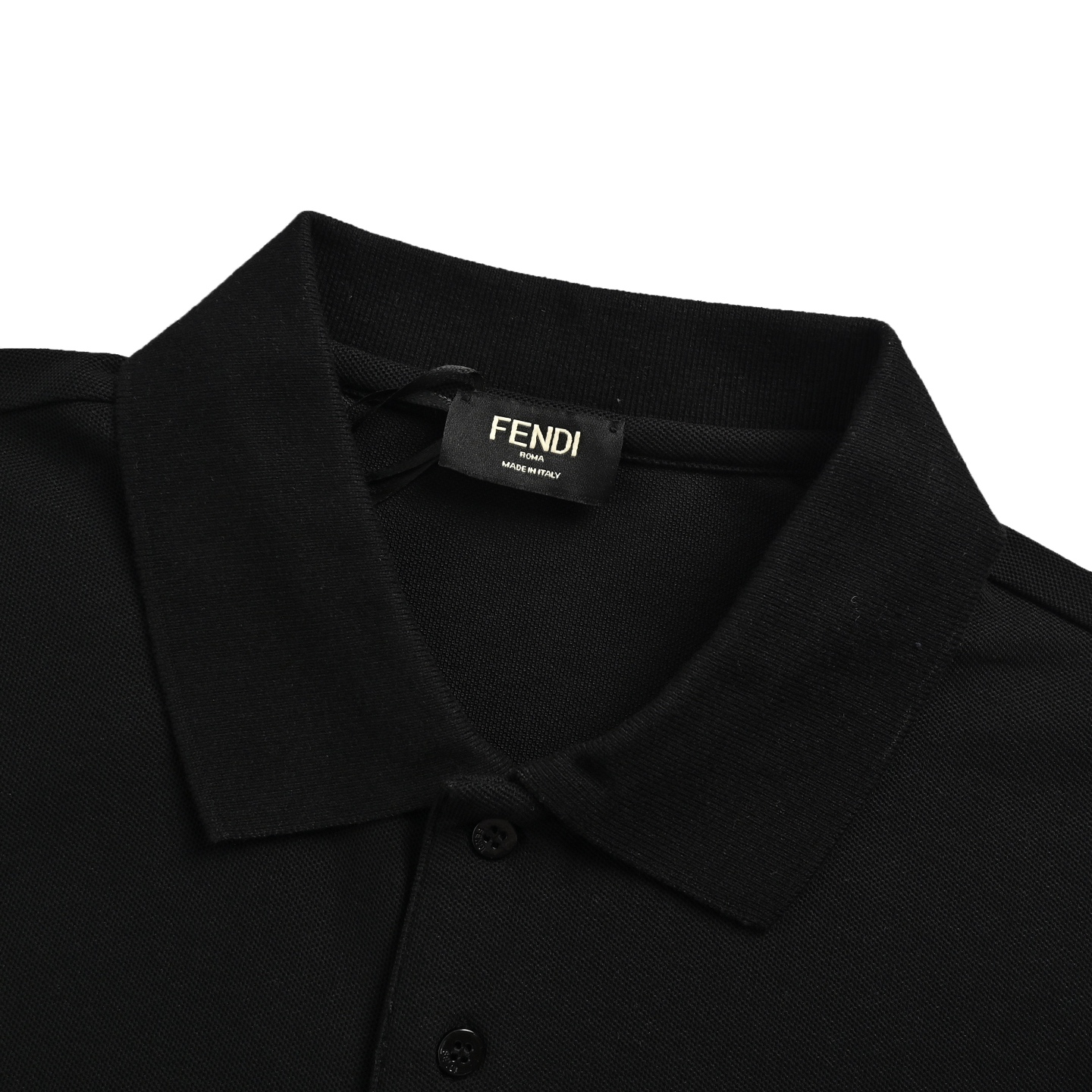 Fendi 25ss FF zipper pocket Polo short sleeve