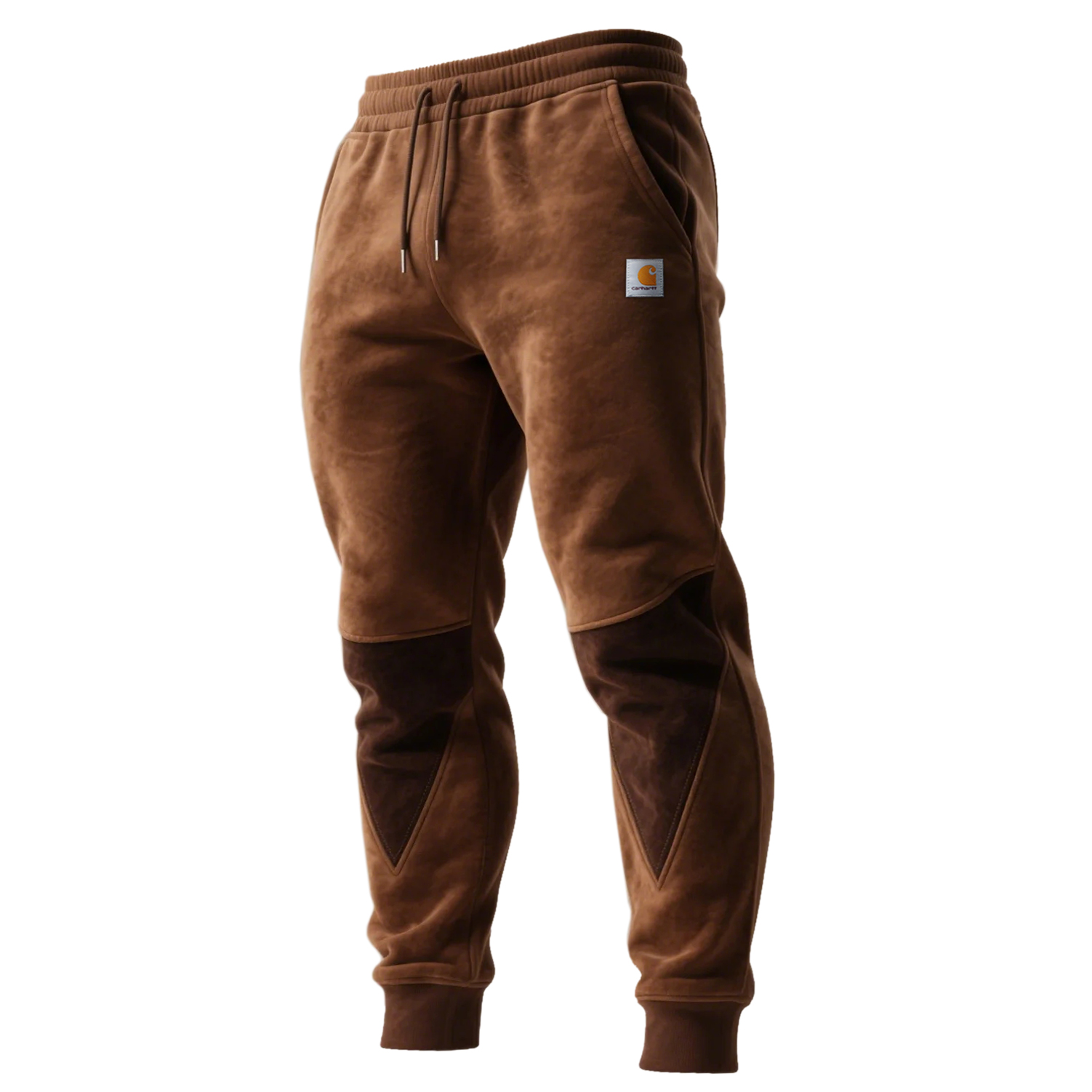 Stylish Jogger Pants with Reinforced Knee Patches for Active Wear