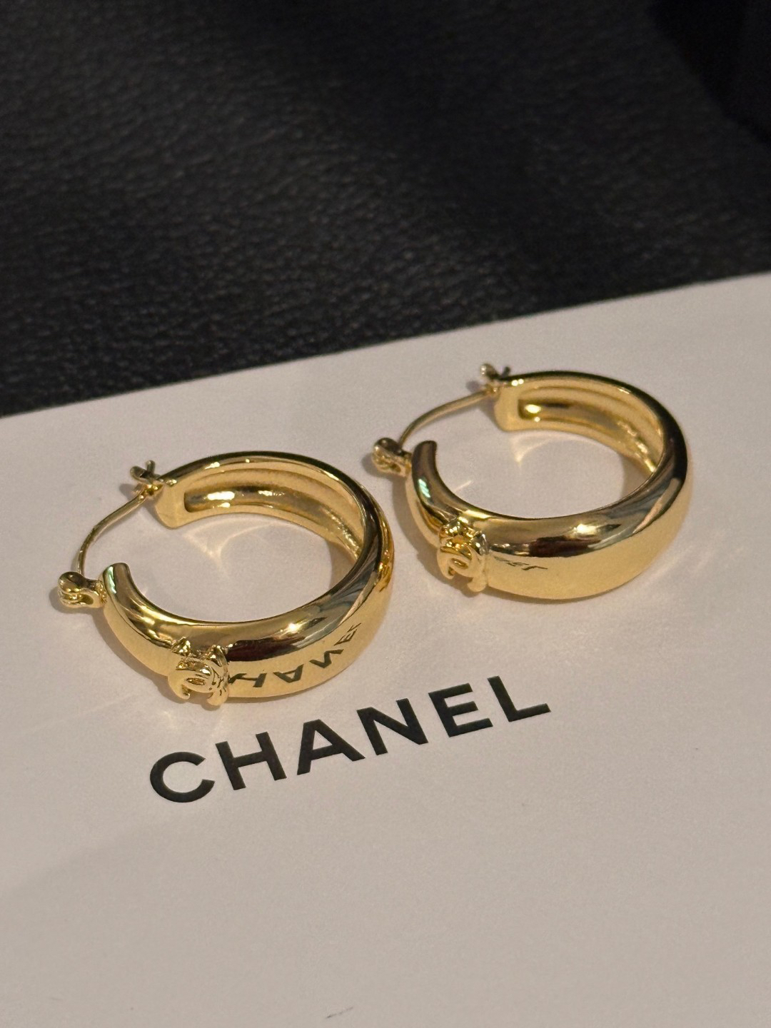 Chanel Double C Earrings