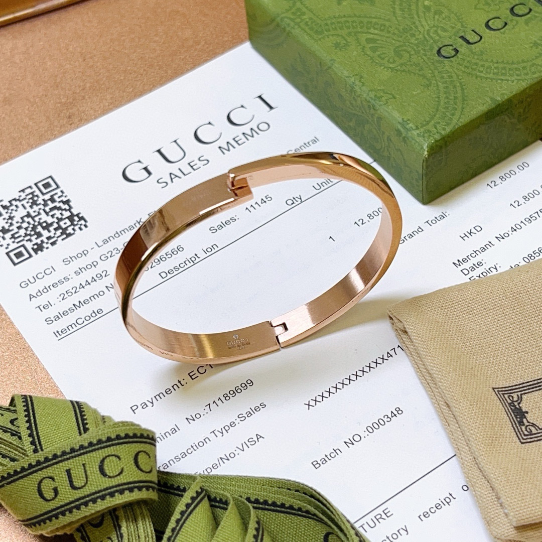 Gucci rose gold bracelet