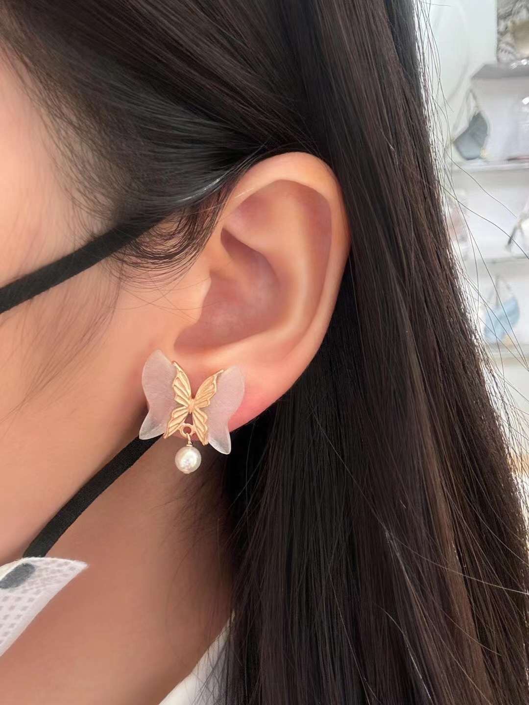 Dior Butterfly Earrings