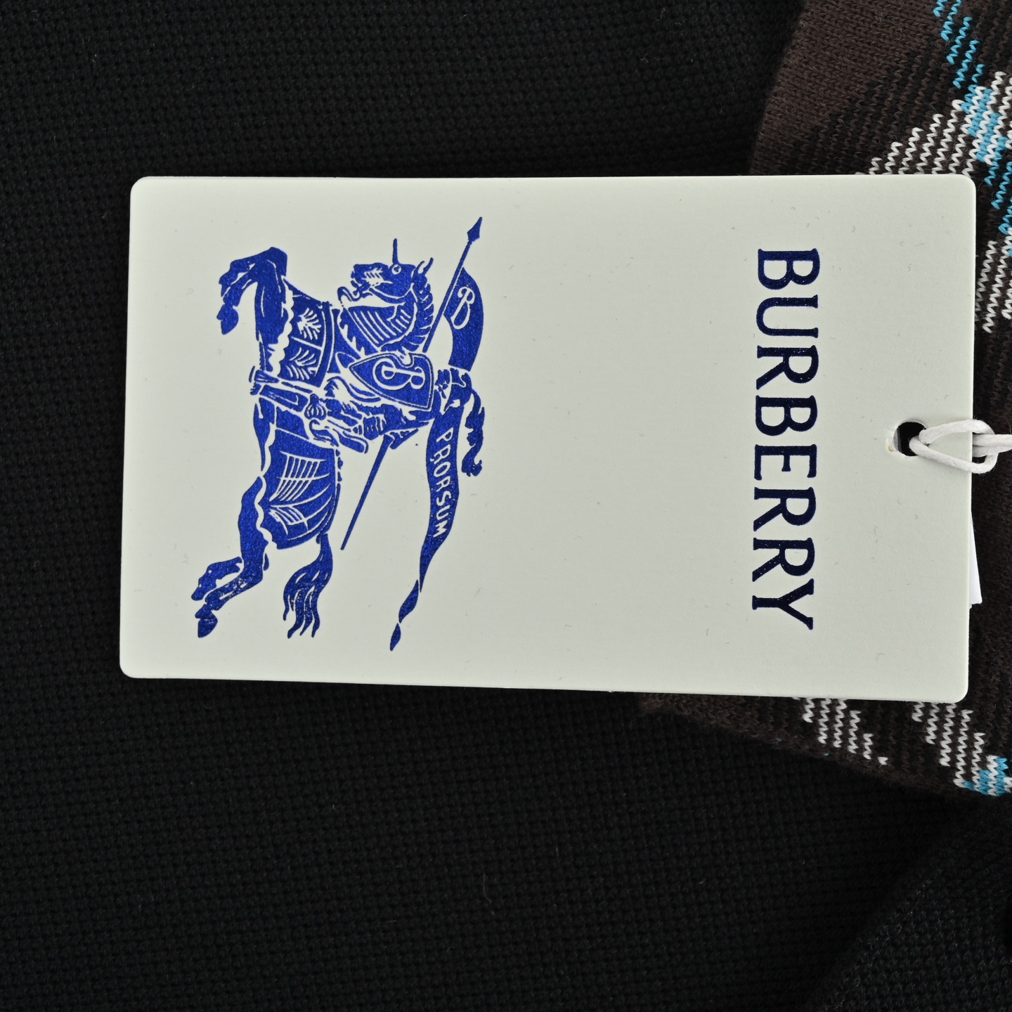 Burberry 25ss collar check Polo short sleeve