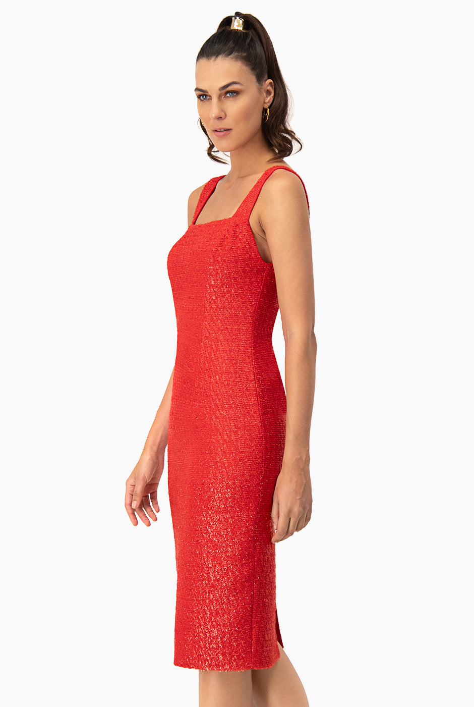 Vestido corto de tirante clasico