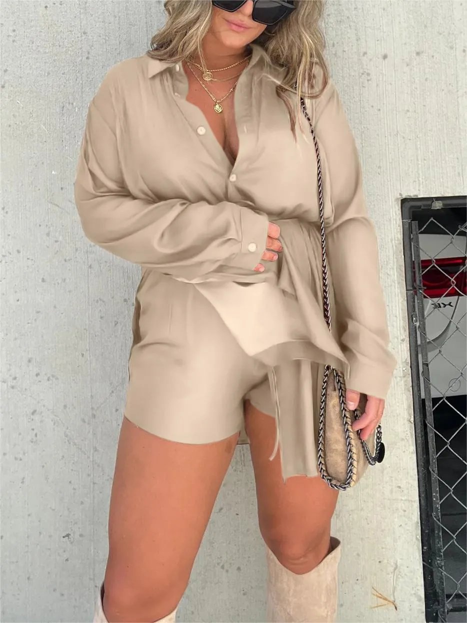 2023 NEW SATIN COVERED NIGHTS ROMPER DRESS SET (BUY 2 FREE SHIPPING)