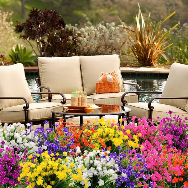 (🔥Last Day Promotion-SAVE 50% OFF)Outdoor Artificial Flowers-BUY 2 GET FREE SHIPPING