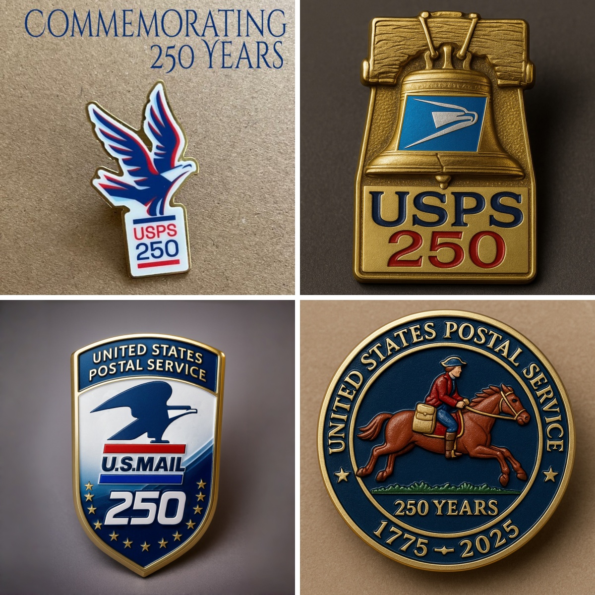 USPS 250th Anniversary Pin