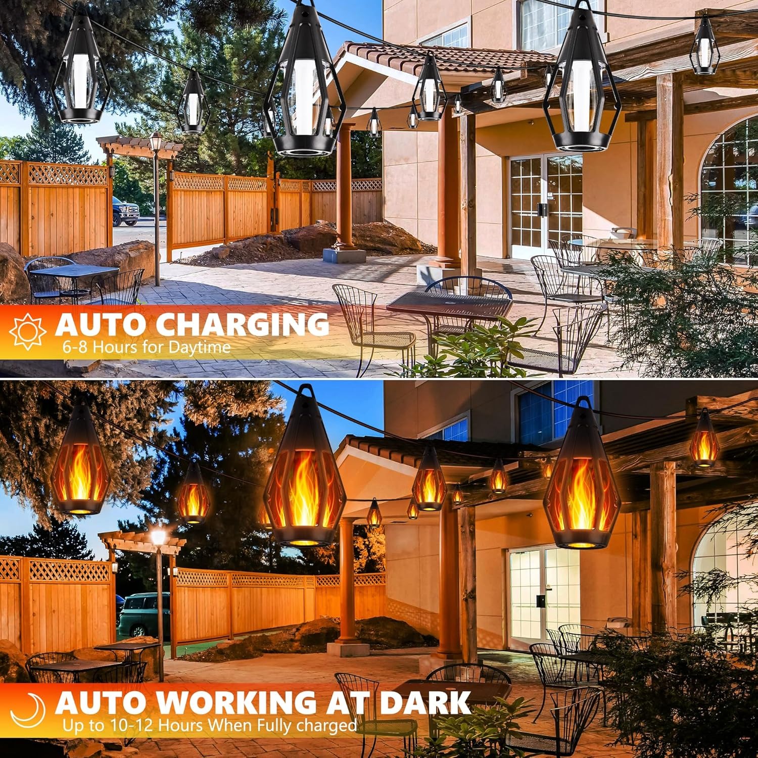 🔥ON SALE🔥Solar Flame String Lights