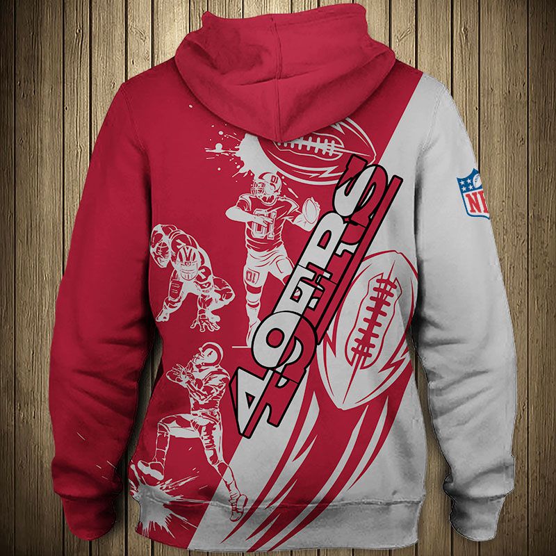 SAN FRANCISCO 49ERS 3D HOODIE SSFF49003