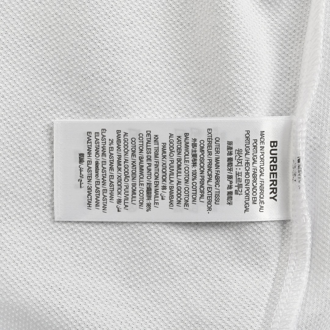 Burberry 24ss Warhorse Plaid Access Control Polo Short Sleeve