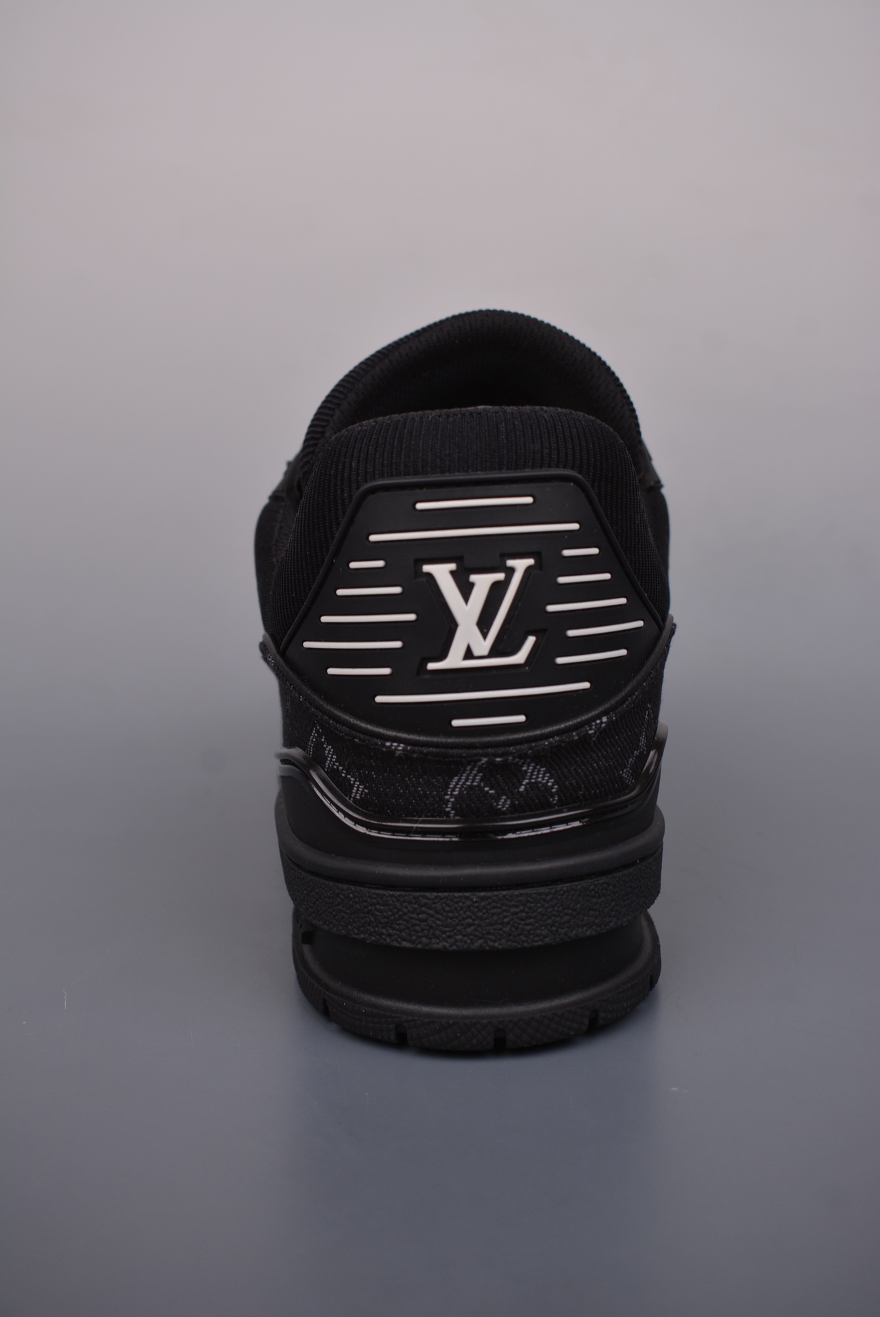 Louis Vuitton Trainer Sneaker Low Denim Black 1AD6DX
